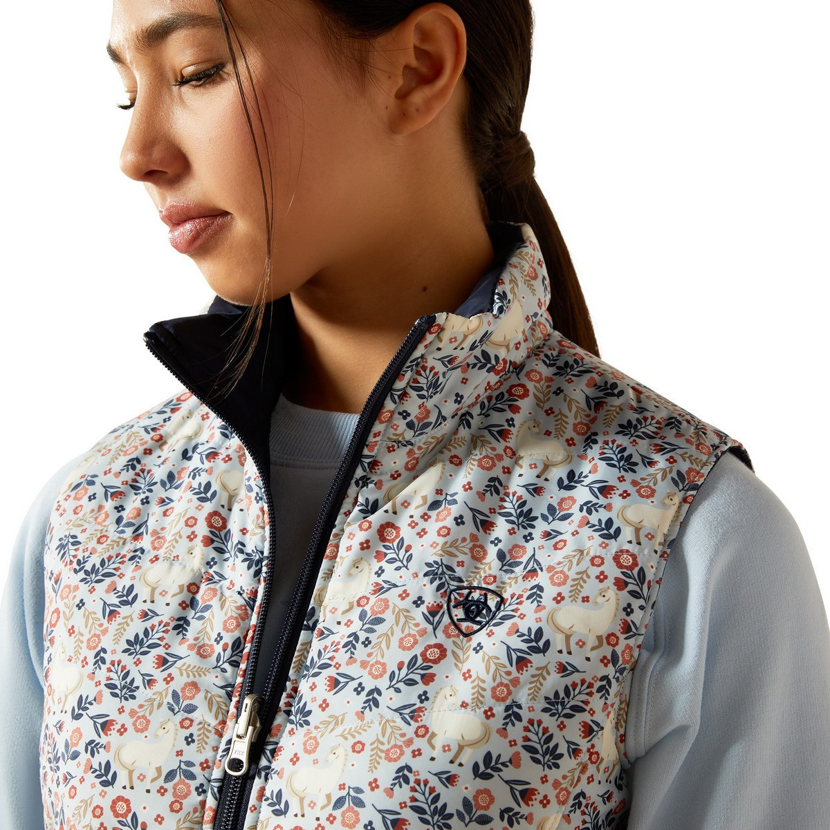 Girls' Ariat Bella Reversible Vest | Posey Pony