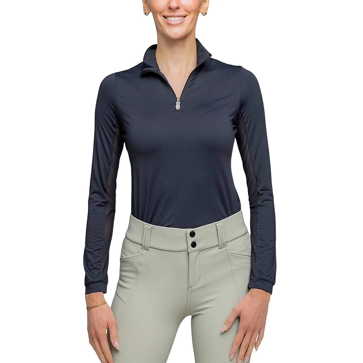 Kastel Denmark Black Women\'s Hat
Ballcap Equestrian New Kastel Denmark Black Begonia 1/4 Zip LS Shirt main image 3
