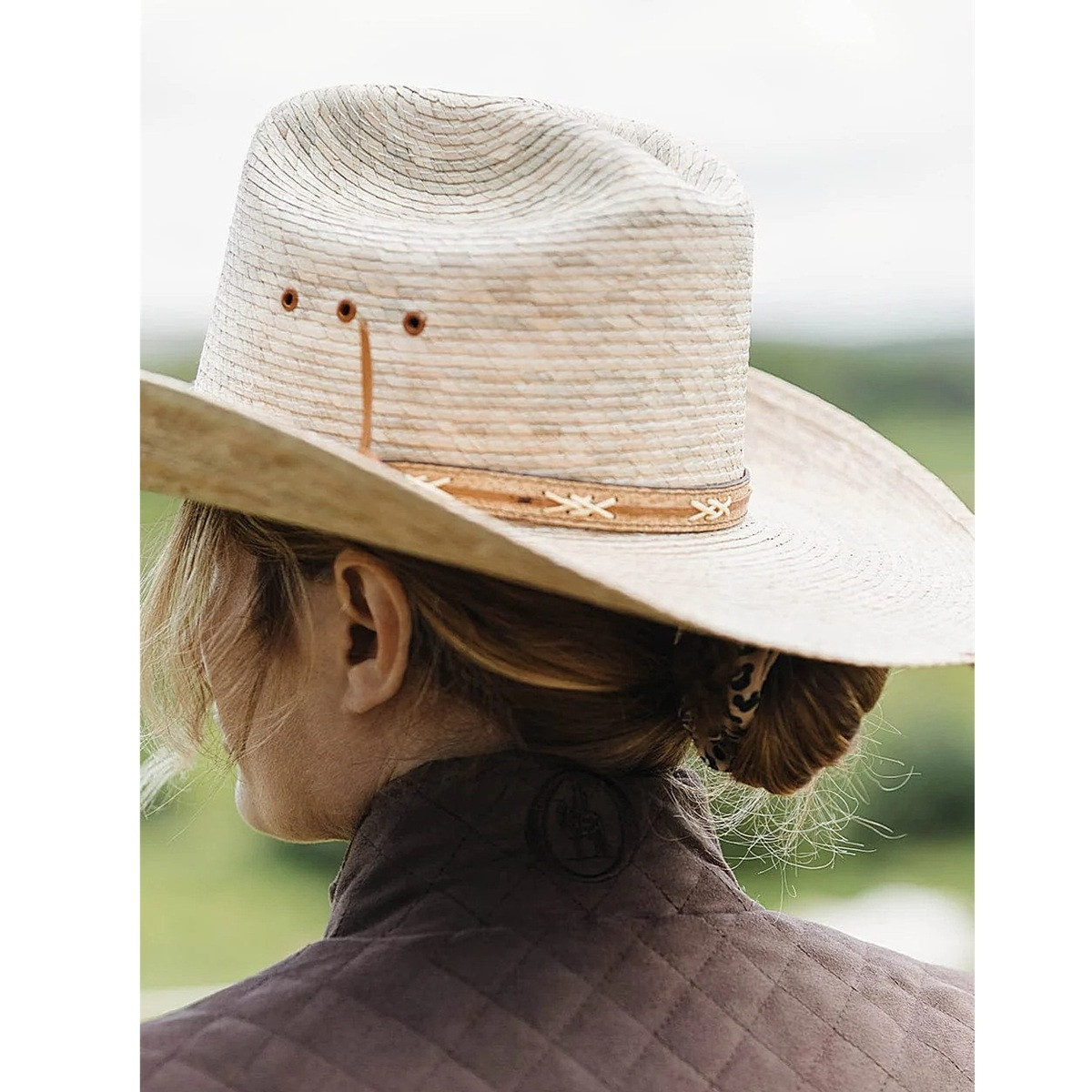 New l*space structured Natural Straw Cowboy Hat Texas Sun Cowboy Hat - Natural/Combo | Fashion Nova main image 2