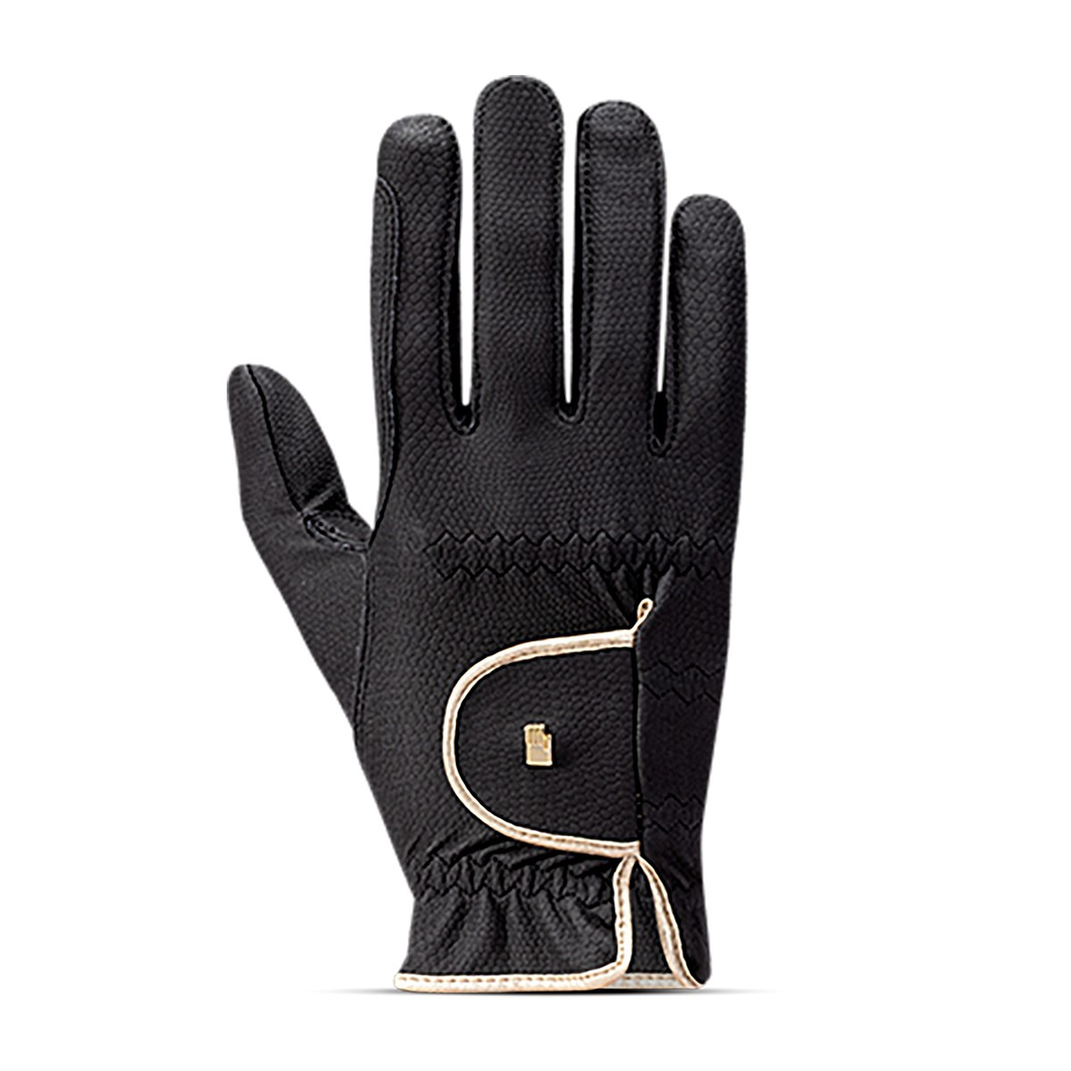Roeckl Lona Riding Gloves | Black/Gold