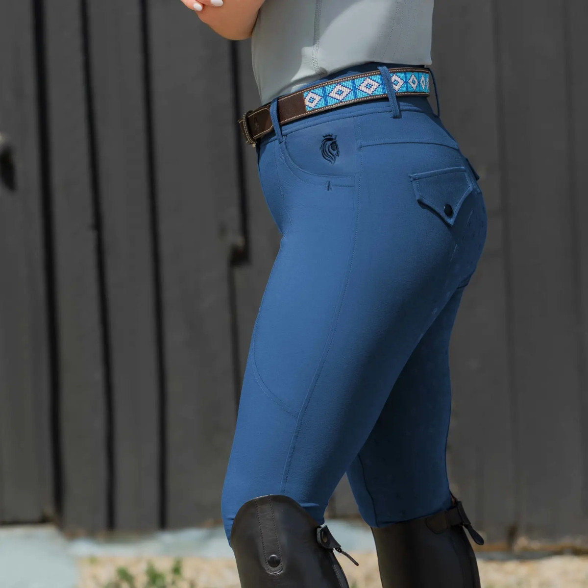 Equinavia Annika FS Breeches | Galaxy Blue