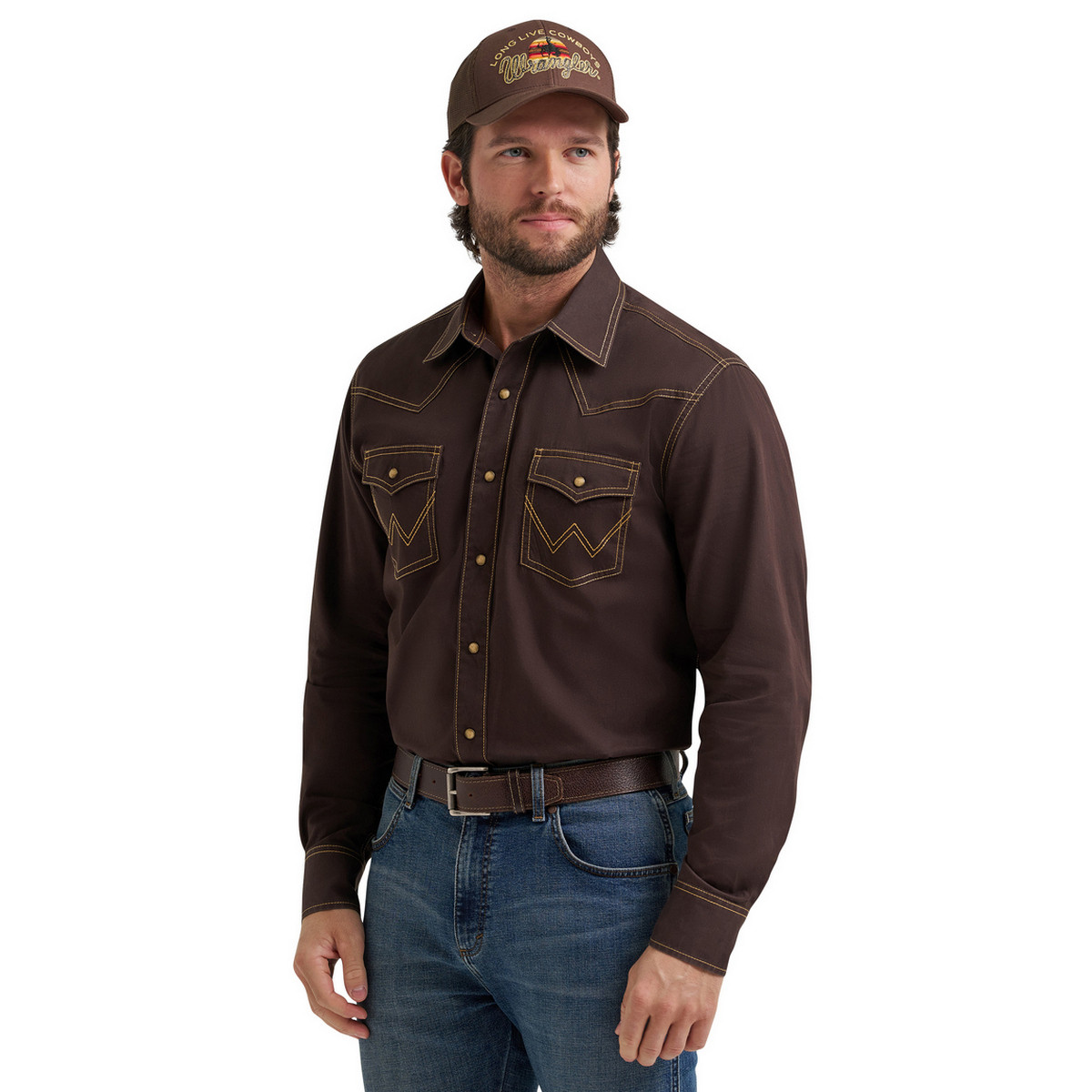 Men's Wrangler Retro Premium Shirt | Bark