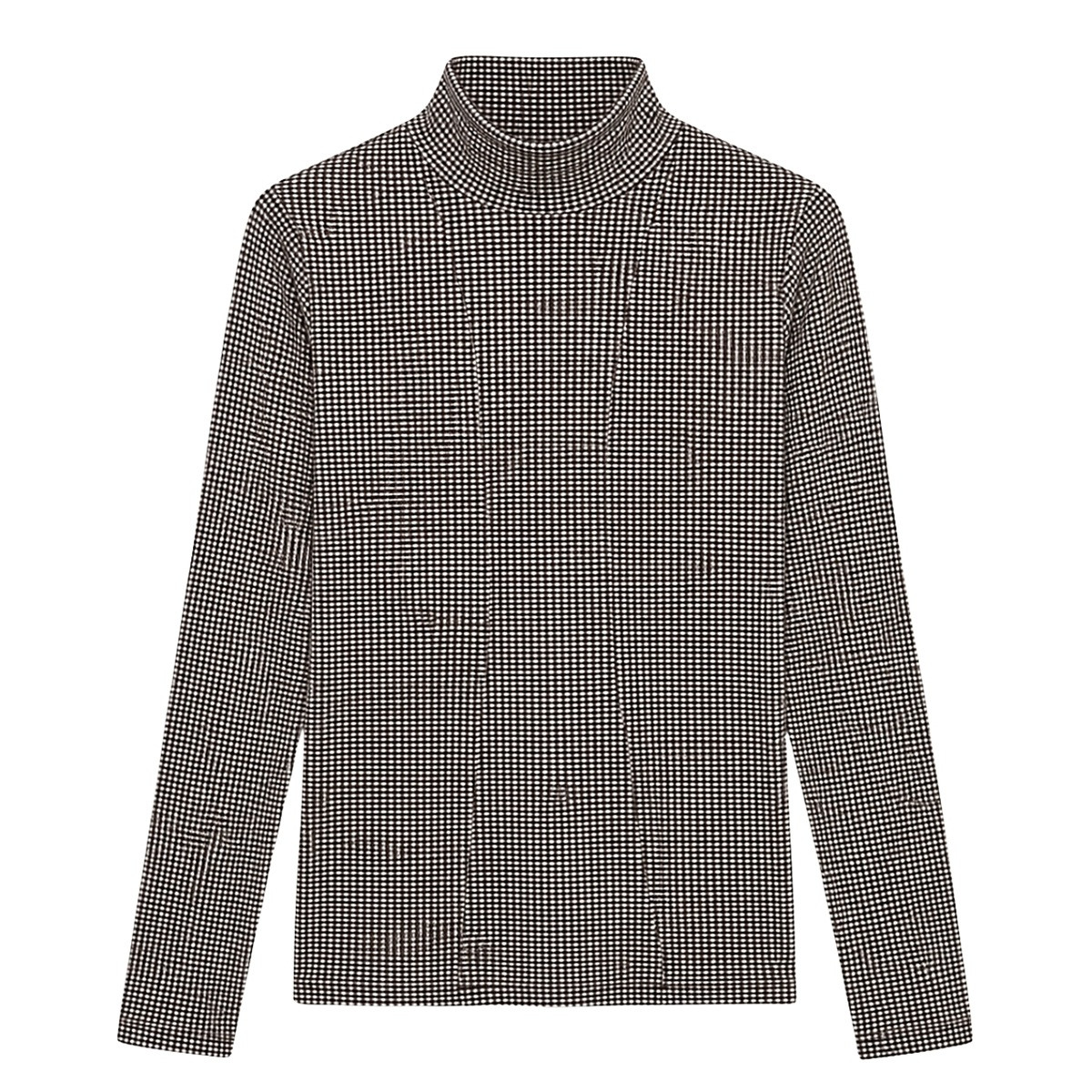 Hannah Childs Farrah Turtleneck Training Top | Gingham