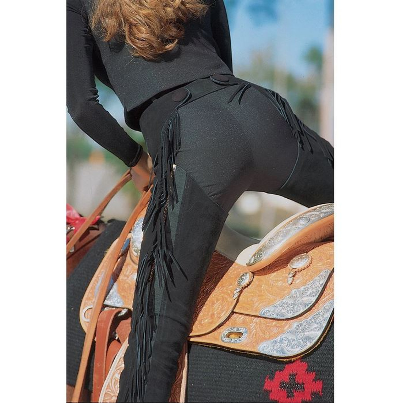 Hobby Horse Split Leather Classic Show Chaps- Western Chaps