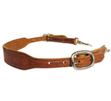 Grand Collier Mammère Tucker Montréal – Cuir Marron Et Laiton – Taille Large – #0323-2201 (Neuf)