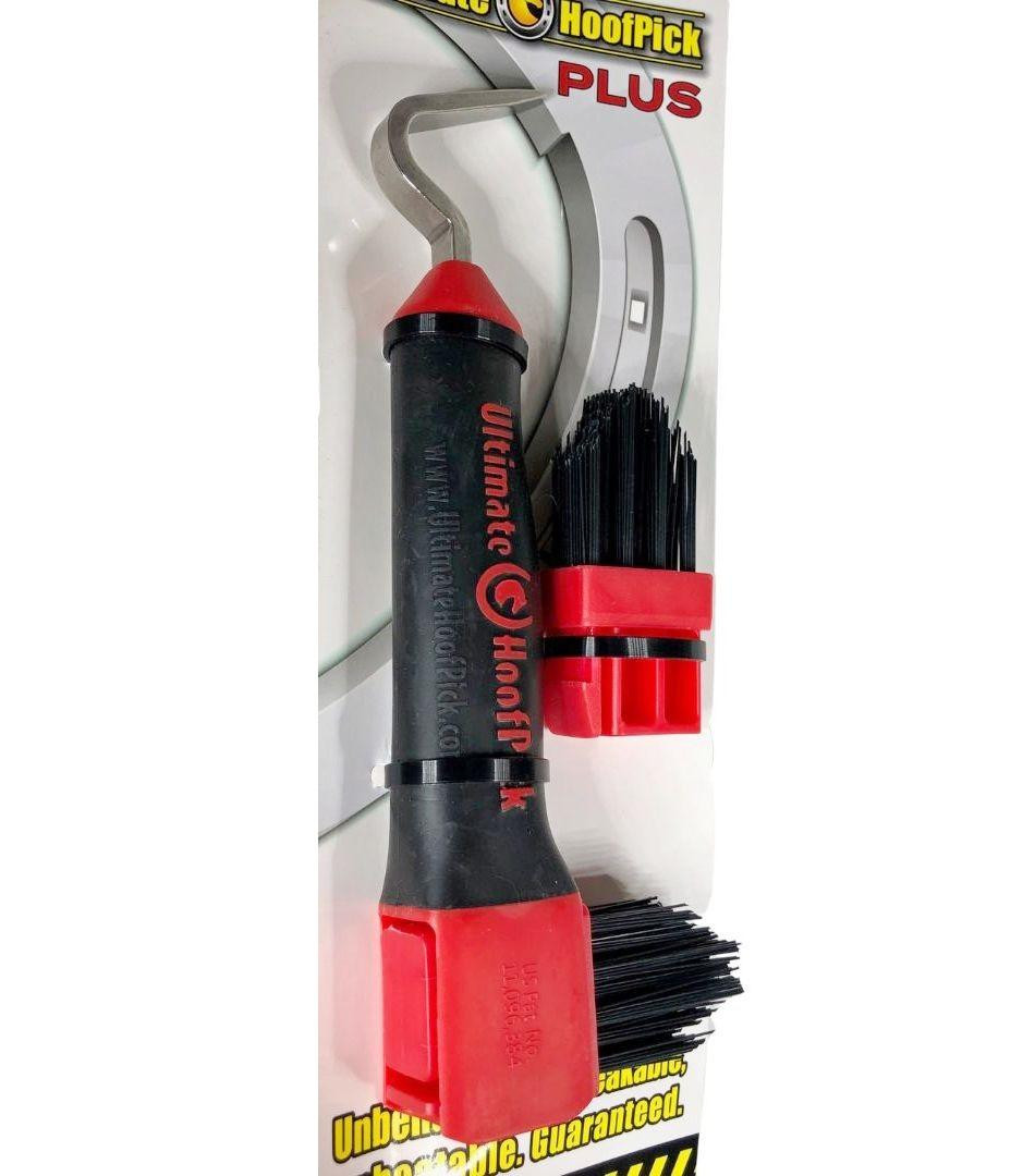 The Ultimate Hoofpick Junior - Cure-pieds Pour Chevaux (Medium 6,5) Noir Et Bleu, Neuf