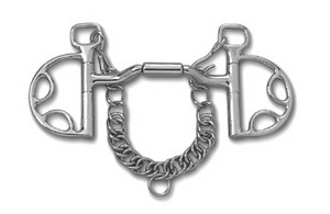 Pony Myler Forward Tilt Ported Dee - English Pony Bits