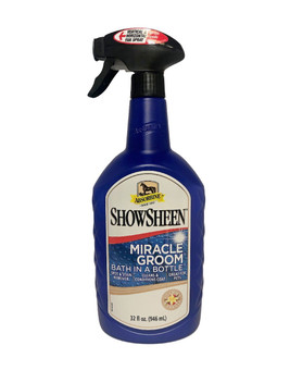 ShowSheen Miracle Groom Bath in a Bottle
32 ounce spray bottle