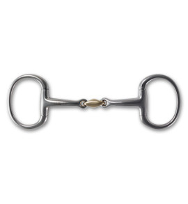 Stubben Steeltec Sweet Copper Link Snaffle Eggbutt