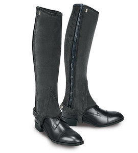 Tredstep Original Suede Half Chaps BLACK