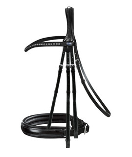 Passier Icarus Rolled Double Bridle- Dressage Tack