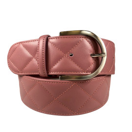 Tailored Sportsman Quilt Leather C Belt ROSEY
