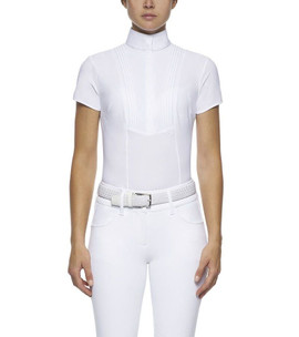 Cavalleria Toscana American Sleeveless Shirt White front