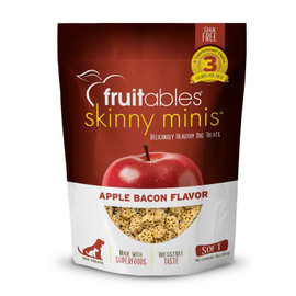 Fruitables Skinny Minis Dog Treats Apple Bacon