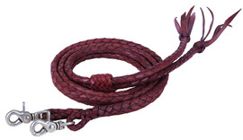 Weaver Round Braided Snap Split Reins