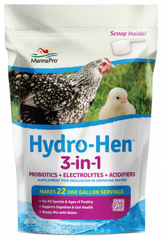 Hydro-Hen 3-in-1 Water Supplement
8 oz bag