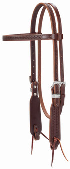 Weaver Back in Black Headstall - Western Tack