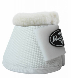 Professional's Choice All Purpose Bell Boots w/ Fleece
White