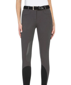 Equiline Cobe Knee Grip Breeches Night Grey front