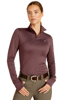 Ariat Gridwork Baselayer HUCKLEBERRY front