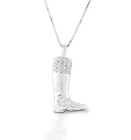 Kelly Herd English Boot Necklace