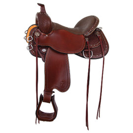 Circle Y Reno Flex2 Apache Seat Trail Saddle 2373 side