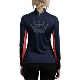 Kastel Denmark Crystal Crown Sun Shirt navy/red back