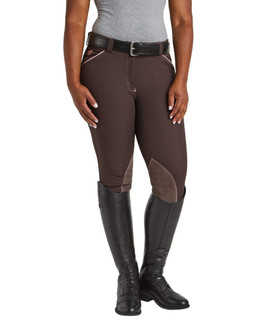 Piper Evolution Knee Patch Breeches Brown/Pink