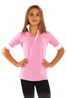 Goode Rider Girls Champion Polo pink