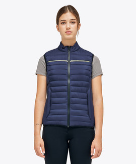 Cavalleria Toscana Team Puffer Vest smoky blue front