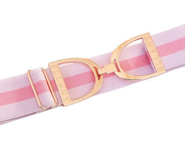 Ellany 1.5" Elastic Belt ROSE GOLD MADELYN