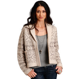 Stetson Cropped Cardigan front