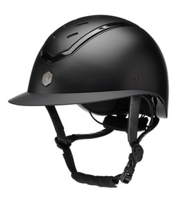 Charles Owen Kylo EQx Helmet Wide Peak BLACK side
