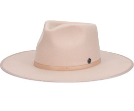 Biltmore Hard Candy Wool Felt Rancher Hat BLUSH