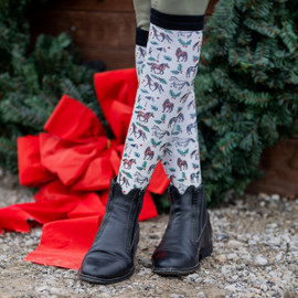 Dreamers & Schemers Holiday Socks HOLLY JOLLY