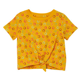 Baby Wrangler Horseshoes T-Shirt Yellow Front