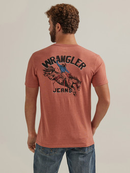 Men's Wrangler Jeans T-Shirt BACK