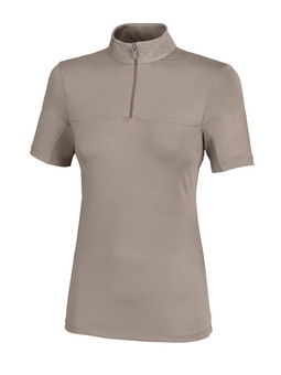 Pikeur Laser Cut Short Sleeve Shirt GREIGE