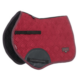 LeMieux Mini Suede Jump Square Pad EMBER