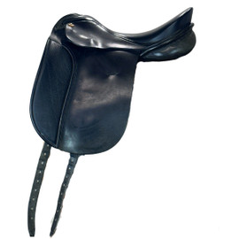 Used Niedersuss Olympik Dressage Saddle left side