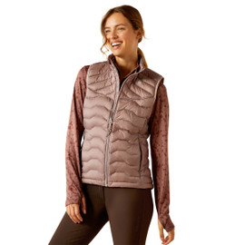 Ariat Ideal Down Vest PURPLE DOVE FRONT