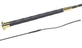 FLECK Fiberglass Dressage Whip with PVC Grip