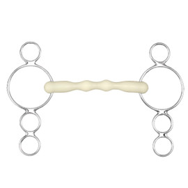 452450 Happy Mouth 3 Ring Shaped Mullen Mouth Gag Bit