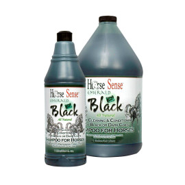 Emerald Black Shampoo gallon and liter sizes