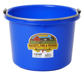 Little Giant Round Bucket 8 quart blue