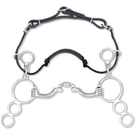 Myler 3-Ring Combination Sweet Iron Correctional Ported Barrel - MB 41PB - Level 2-3