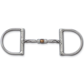 Myler Twisted Copper Roller Comfort Snaffle Dee - MB 03T - Level 1