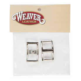 Weaver Nickel Plated Conway Buckles Set of 2