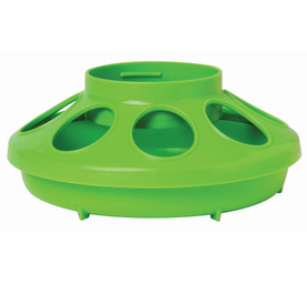 Little Giant 1 Quart Poultry Feeder Base green