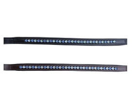 Red Barn True Blue Browband BLACK, BROWN